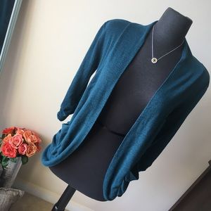 Blue Cardigan Size Small/Medium 3/4 Sleeves